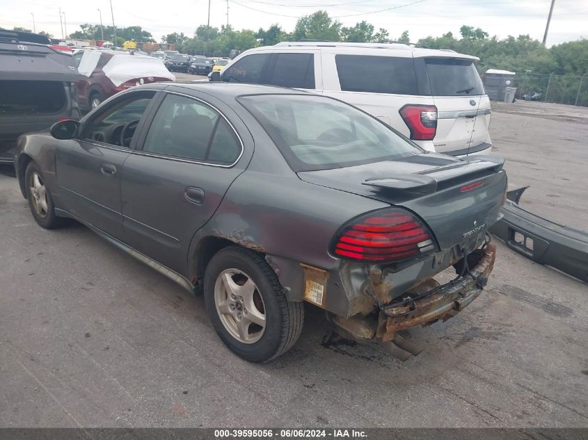 2004 Pontiac Grand Am Se VIN: 1G2NE52F74C244758 Lot: 39595056