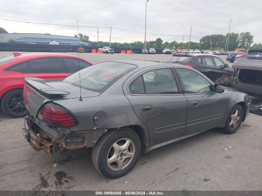 2004 Pontiac Grand Am Se VIN: 1G2NE52F74C244758 Lot: 39595056