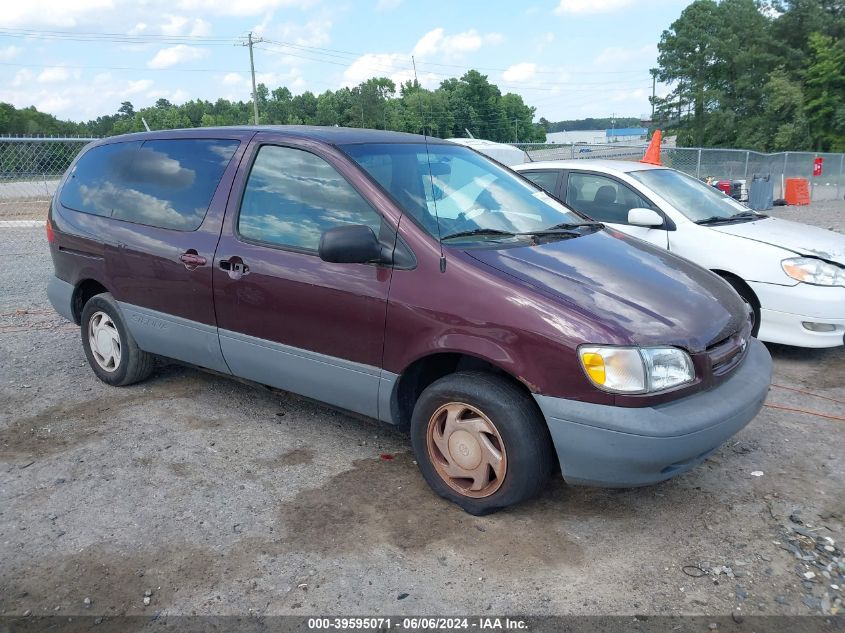 1998 Toyota Sienna Le VIN: 4T3ZF13CXWU059708 Lot: 39595071