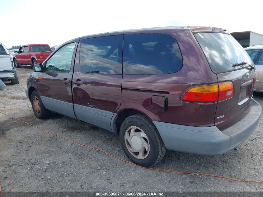 1998 Toyota Sienna Le VIN: 4T3ZF13CXWU059708 Lot: 39595071