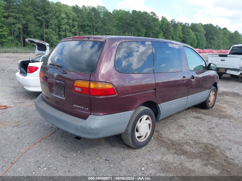 1998 Toyota Sienna Le VIN: 4T3ZF13CXWU059708 Lot: 39595071