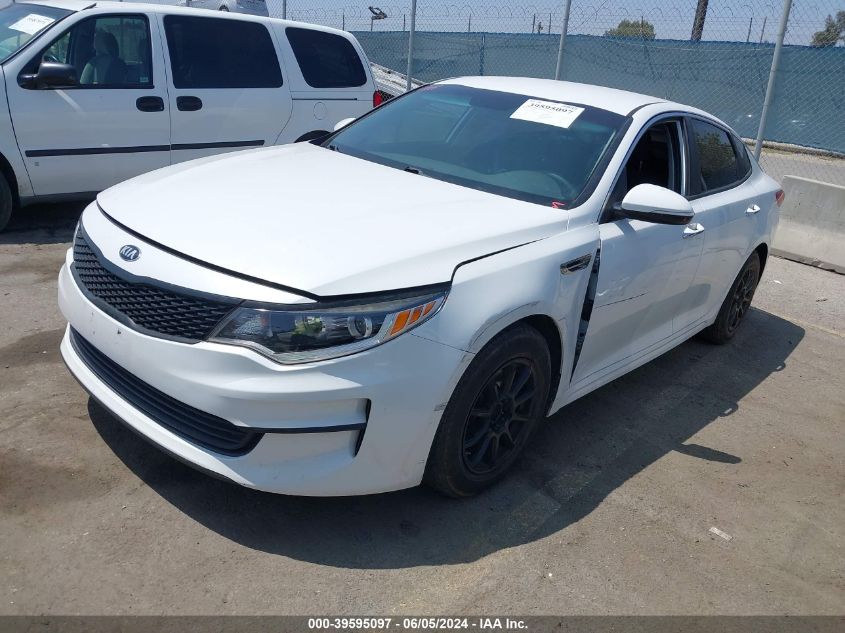 2016 Kia Optima Lx VIN: 5XXGT4L36GG028316 Lot: 39595097