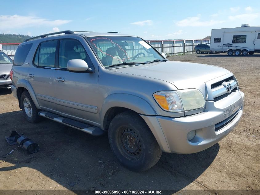 2005 Toyota Sequoia Sr5 V8 VIN: 5TDZT34A95S254491 Lot: 39595098