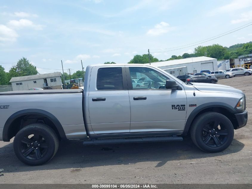 2021 Ram 1500 Classic Warlock Quad Cab 4X4 6'4 Box VIN: 1C6RR7GT9MS512699 Lot: 39595104