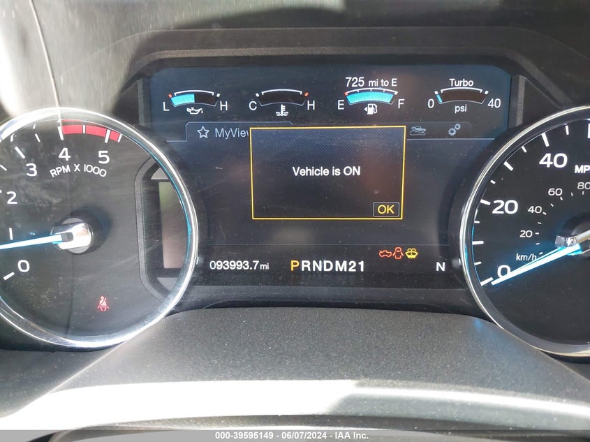 2019 Ford F-250 Lariat VIN: 1FT7W2BTXKED65453 Lot: 39595149