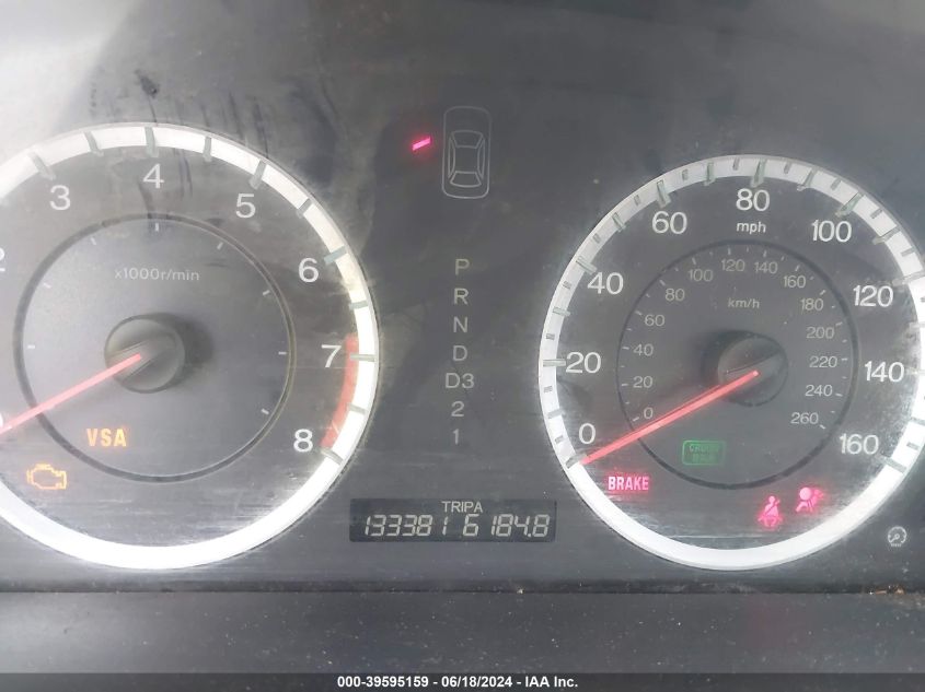 2009 Honda Accord 2.4 Lx VIN: 1HGCP26389A158925 Lot: 39595159