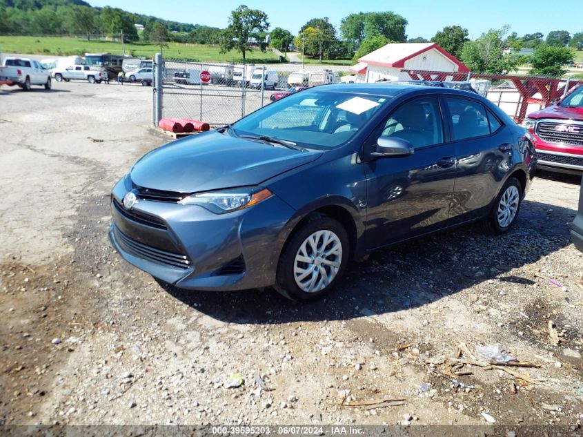 2018 Toyota Corolla Le VIN: 5YFBURHE9JP763076 Lot: 39595203