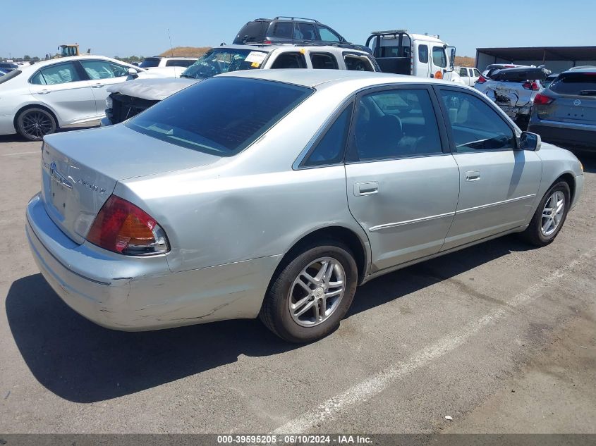 2001 Toyota Avalon Xl VIN: 4T1BF28B11U139696 Lot: 39595205