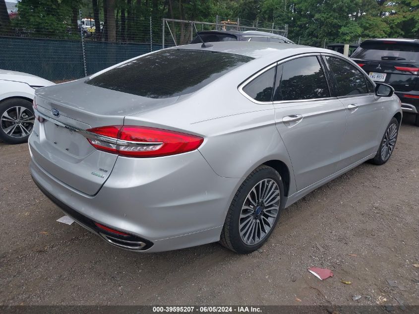 2017 Ford Fusion Se VIN: 3FA6P0H90HR333261 Lot: 39595207