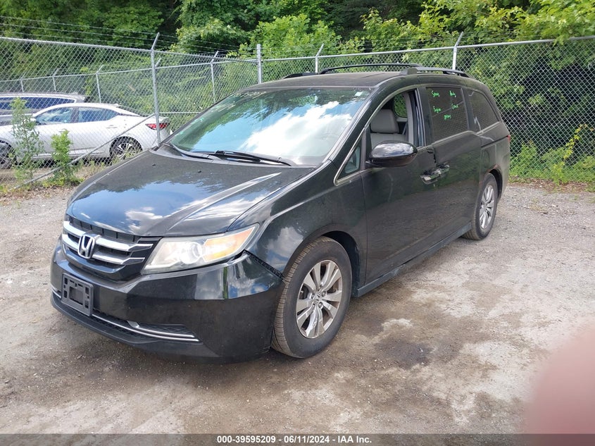 2015 Honda Odyssey Ex-L VIN: 5FNRL5H65FB016029 Lot: 39595209