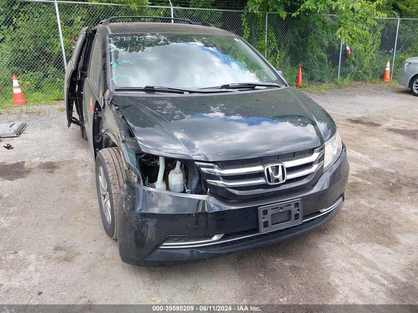 2015 Honda Odyssey Ex-L VIN: 5FNRL5H65FB016029 Lot: 39595209