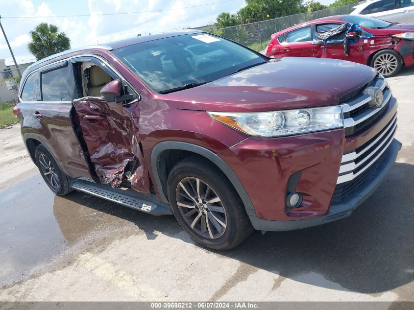 2017 Toyota Highlander Xle VIN: 5TDKZRFH4HS220380 Lot: 39595212