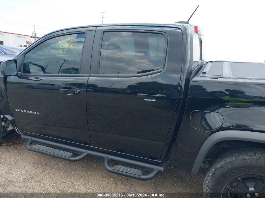 2021 Chevrolet Colorado 4Wd Short Box Zr2 VIN: 1GCGTEEN9M1122900 Lot: 39595216