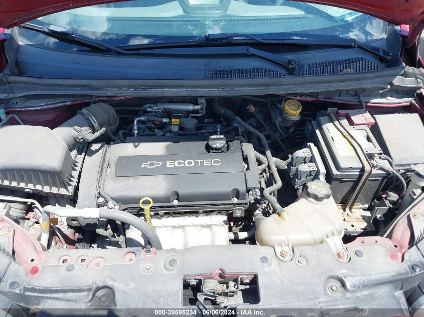 2012 Chevrolet Sonic 2Ls VIN: 1G1JA5SH1C4114726 Lot: 39595234