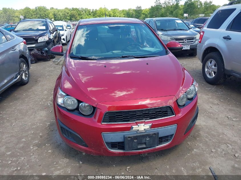 2012 Chevrolet Sonic 2Ls VIN: 1G1JA5SH1C4114726 Lot: 39595234