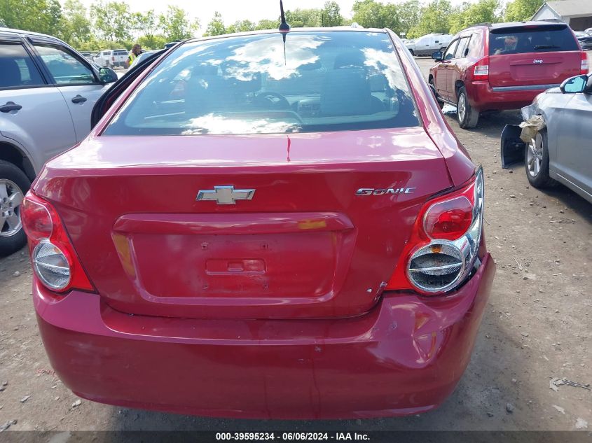 2012 Chevrolet Sonic 2Ls VIN: 1G1JA5SH1C4114726 Lot: 39595234