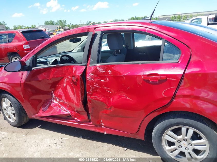 2012 Chevrolet Sonic 2Ls VIN: 1G1JA5SH1C4114726 Lot: 39595234