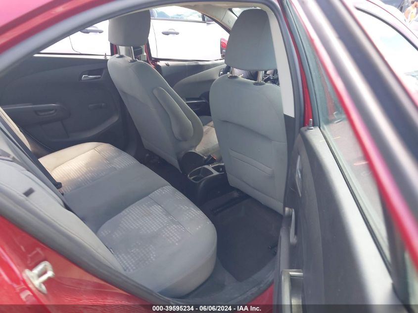 2012 Chevrolet Sonic 2Ls VIN: 1G1JA5SH1C4114726 Lot: 39595234