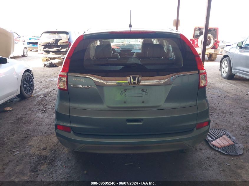 2015 Honda Cr-V Lx VIN: 2HKRM3H3XFH535229 Lot: 39595240