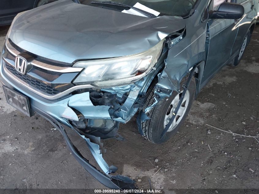 2015 Honda Cr-V Lx VIN: 2HKRM3H3XFH535229 Lot: 39595240