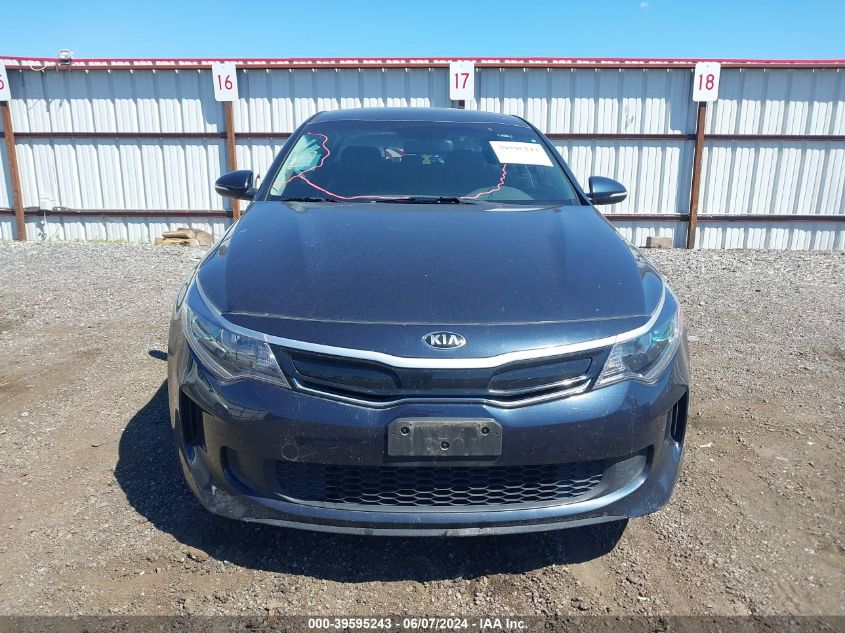 2018 Kia Optima Hybrid Ex VIN: KNAGU4LE0J5024673 Lot: 39595243