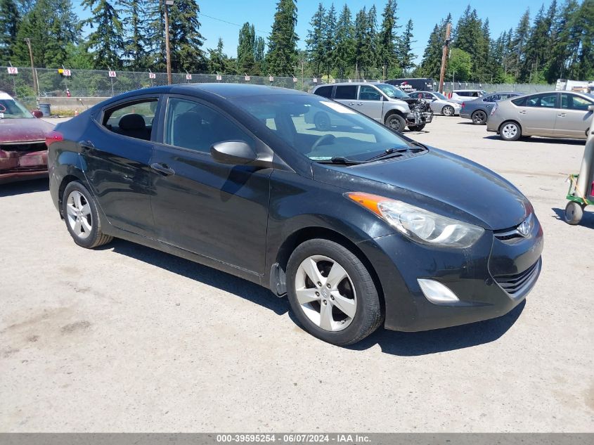 2012 Hyundai Elantra Gls VIN: 5NPDH4AE4CH125330 Lot: 39595254