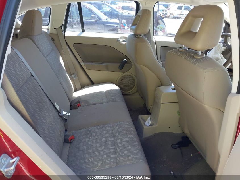 2008 Dodge Caliber Se VIN: 1B3HB28BX8D662138 Lot: 39595255