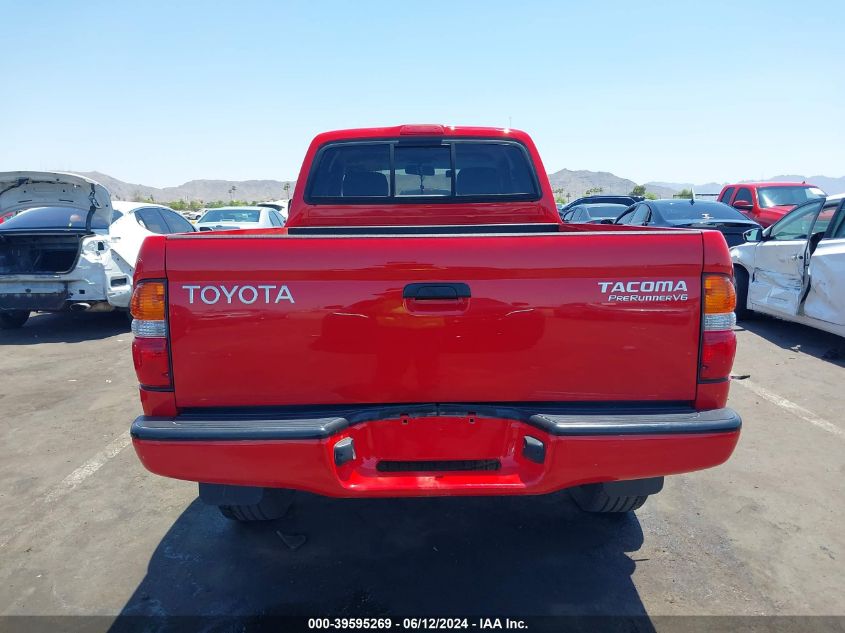 2001 Toyota Tacoma Prerunner V6 VIN: 5TESN92N11Z817258 Lot: 39595269