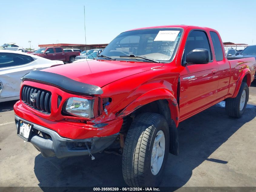 2001 Toyota Tacoma Prerunner V6 VIN: 5TESN92N11Z817258 Lot: 39595269