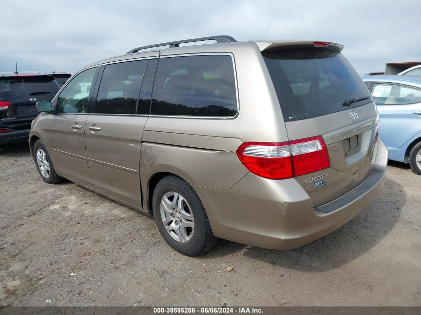 2007 Honda Odyssey Ex-L VIN: 5FNRL38647B438055 Lot: 39595286