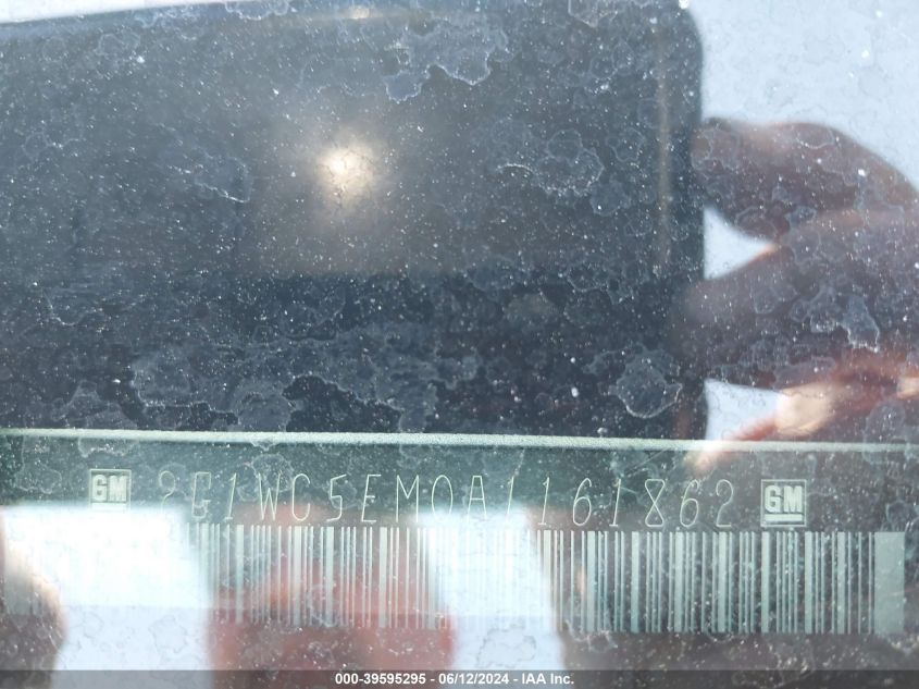 2010 Chevrolet Impala Ltz VIN: 2G1WC5EM0A1161862 Lot: 39595295