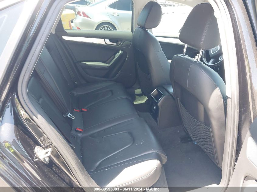 2012 Audi A4 2.0T Premium VIN: WAUAFAFL8CN008569 Lot: 39595303