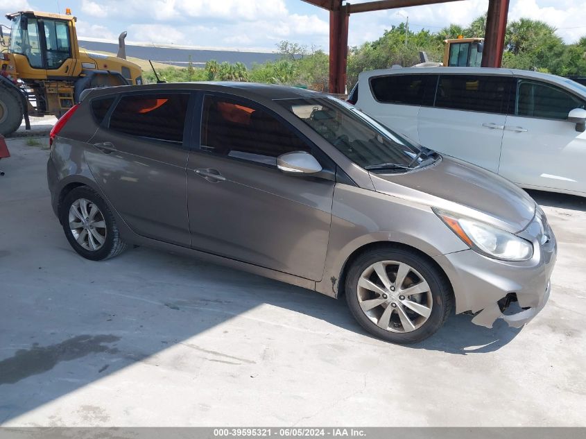 2013 Hyundai Accent Se VIN: KMHCU5AE5DU120167 Lot: 39595321