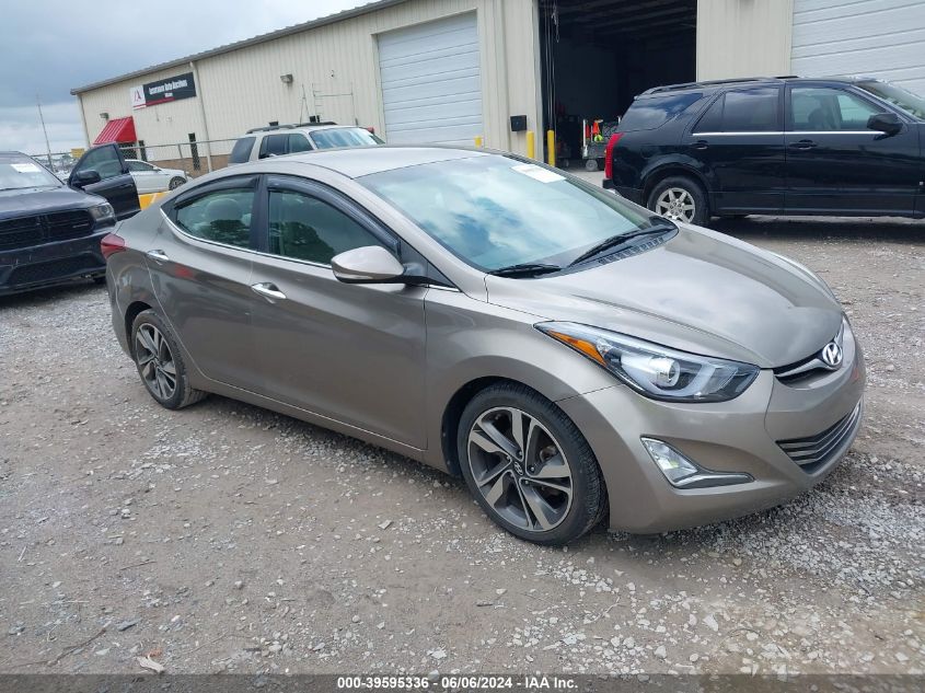 2014 Hyundai Elantra Limited VIN: 5NPDH4AE1EH478689 Lot: 39595336