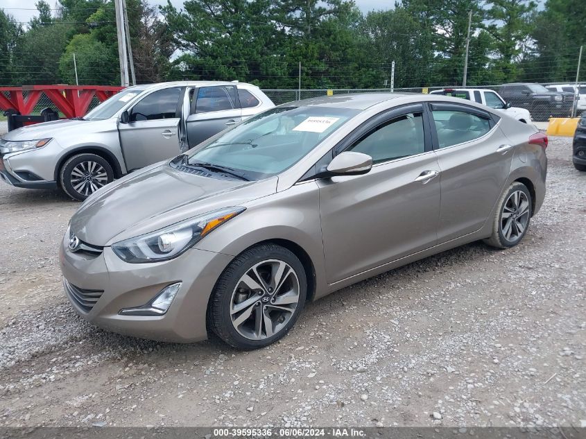 2014 Hyundai Elantra Limited VIN: 5NPDH4AE1EH478689 Lot: 39595336