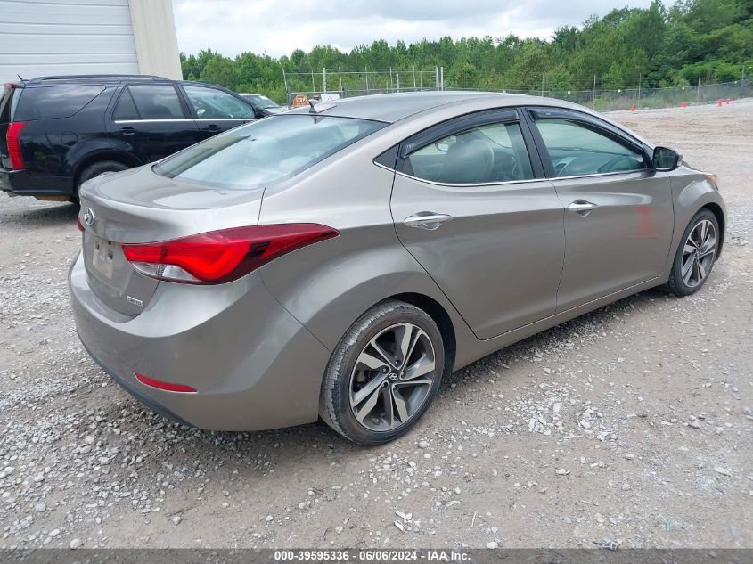 2014 Hyundai Elantra Limited VIN: 5NPDH4AE1EH478689 Lot: 39595336