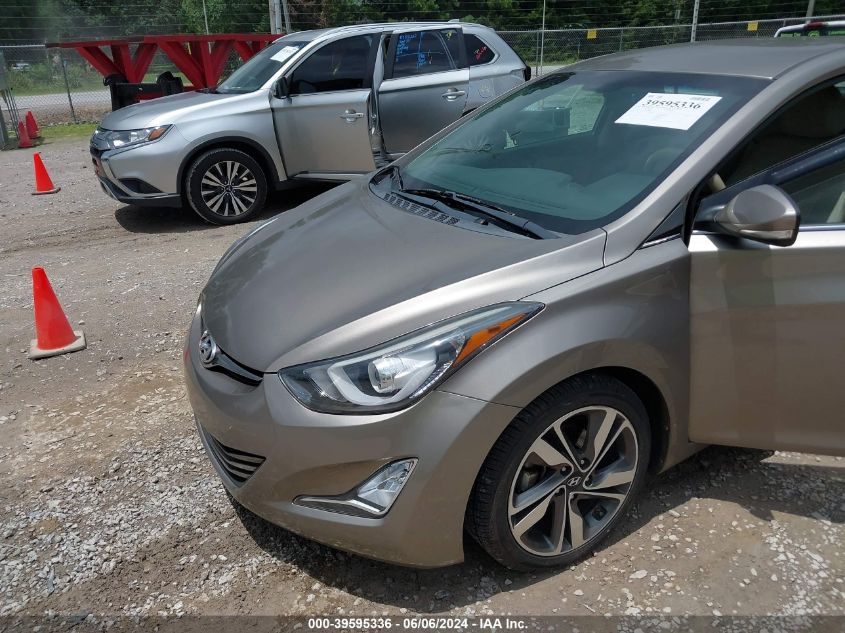 2014 Hyundai Elantra Limited VIN: 5NPDH4AE1EH478689 Lot: 39595336