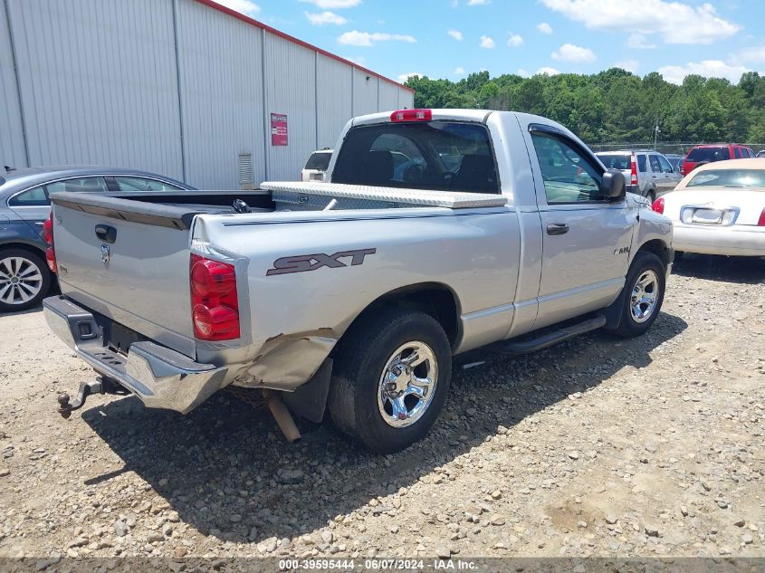 2008 Dodge Ram 1500 St/Sxt VIN: 1D7HA16N78J234821 Lot: 39595444