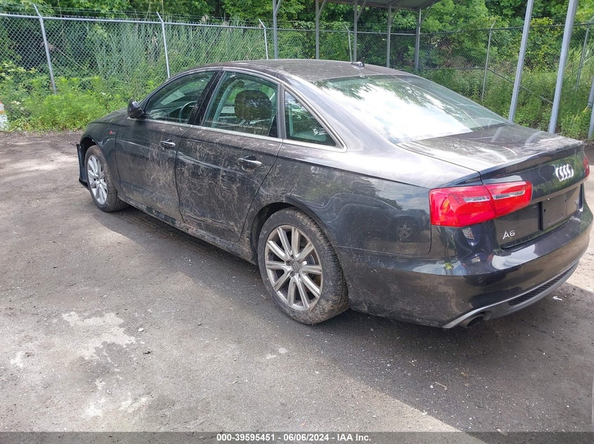 2013 Audi A6 3.0T Premium VIN: WAUHGAFCXDN033549 Lot: 39595451