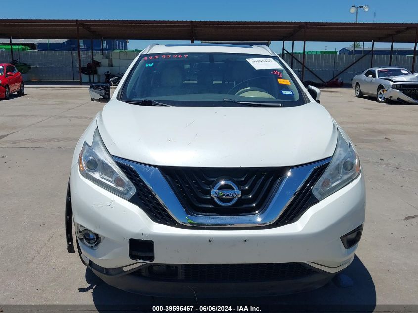 2017 Nissan Murano Platinum/S/Sl/Sv VIN: 5N1AZ2MG3HN101735 Lot: 39595467