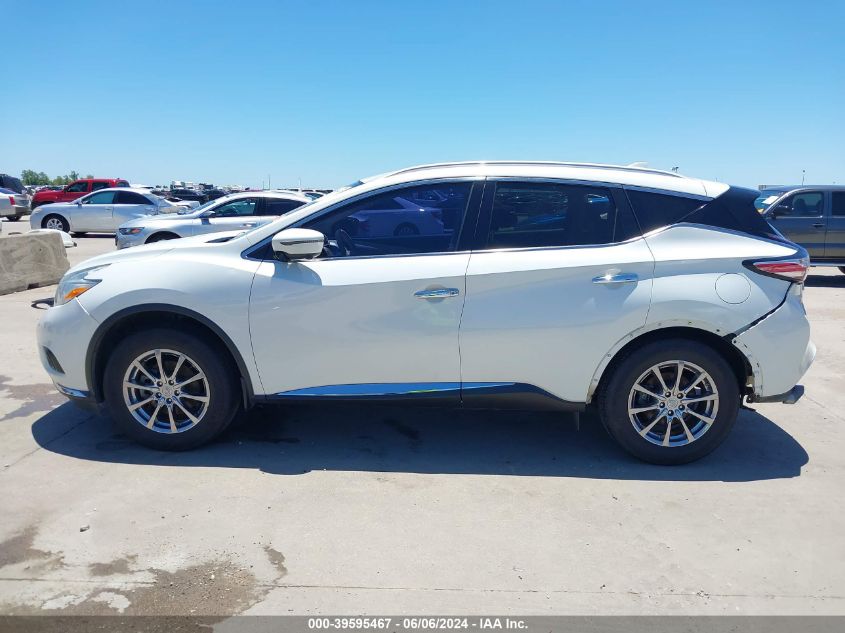 2017 Nissan Murano Platinum/S/Sl/Sv VIN: 5N1AZ2MG3HN101735 Lot: 39595467