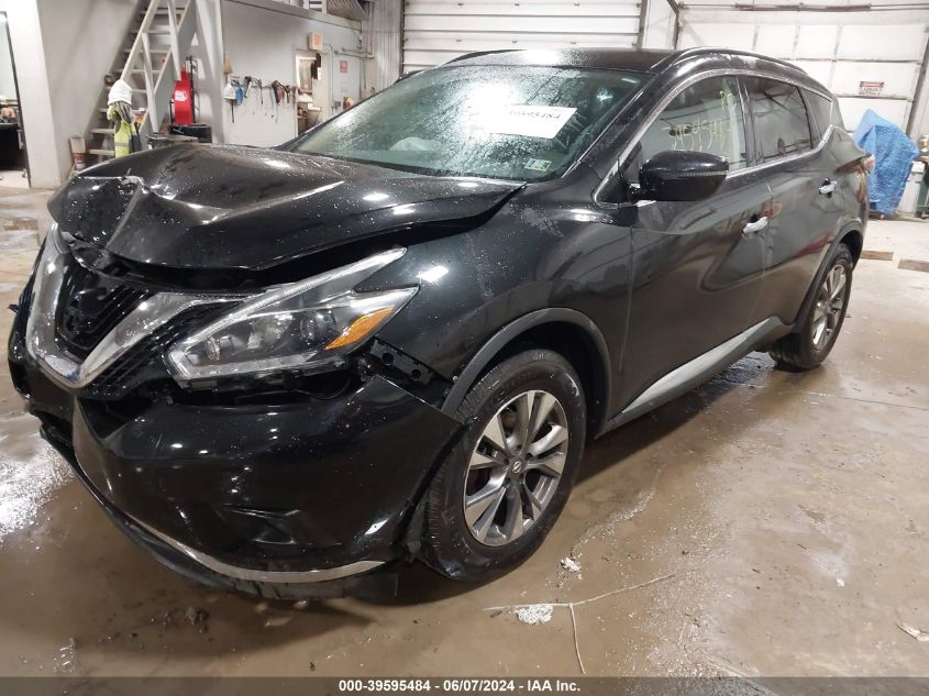 2018 Nissan Murano Sv VIN: 5N1AZ2MH7JN150239 Lot: 39595484