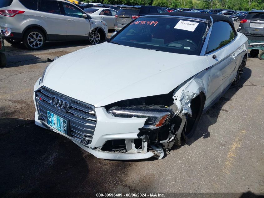 2018 Audi S5 3.0T Premium Plus VIN: WAU24GF56JN004046 Lot: 39595489