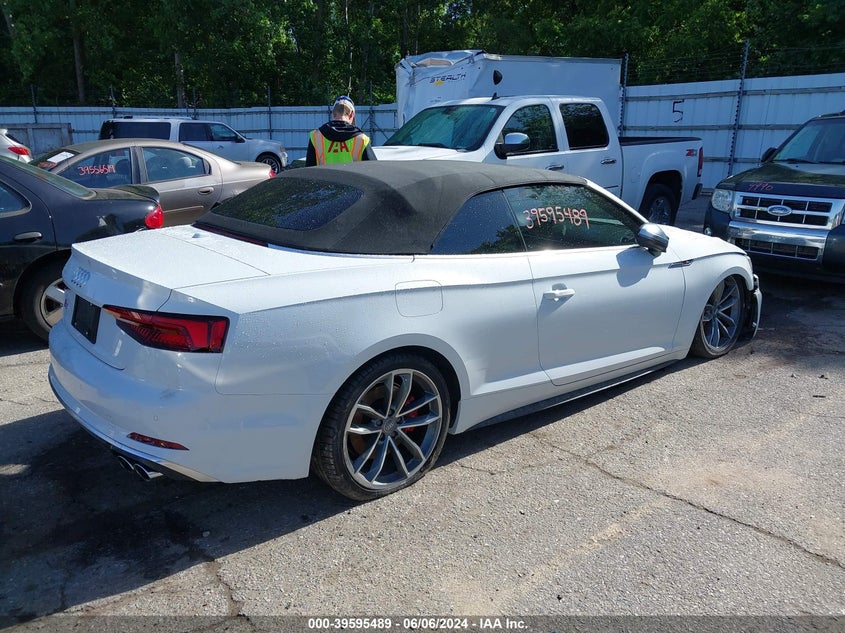 VIN WAU24GF56JN004046 2018 AUDI S5 PRESTIGE