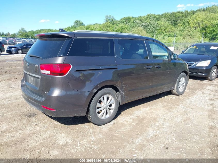 2016 Kia Sedona Lx VIN: KNDMB5C15G6088399 Lot: 39595490