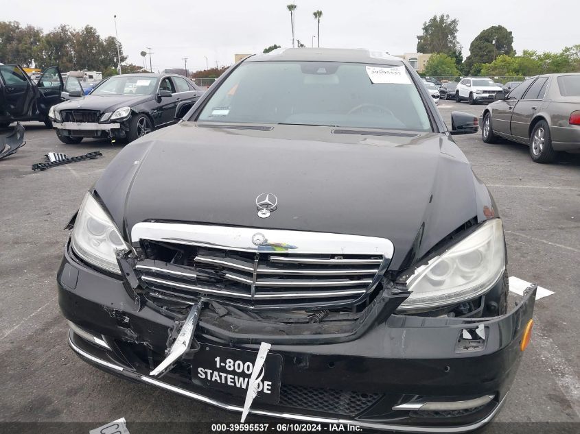 2012 Mercedes-Benz S 550 VIN: WDDNG7DB6CA429976 Lot: 39595537