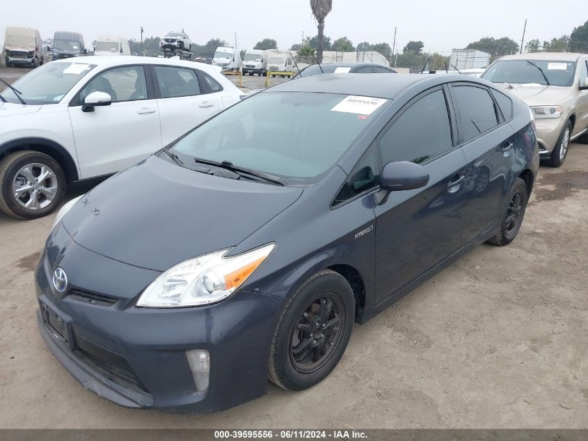 2015 Toyota Prius Two VIN: JTDKN3DU9F1902349 Lot: 39595556