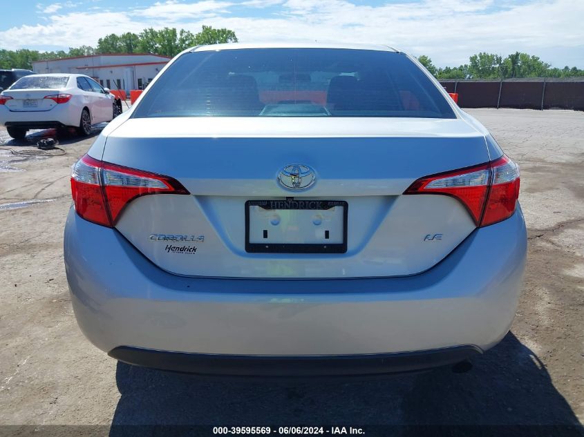 2016 TOYOTA COROLLA LE - 5YFBURHE0GP565432