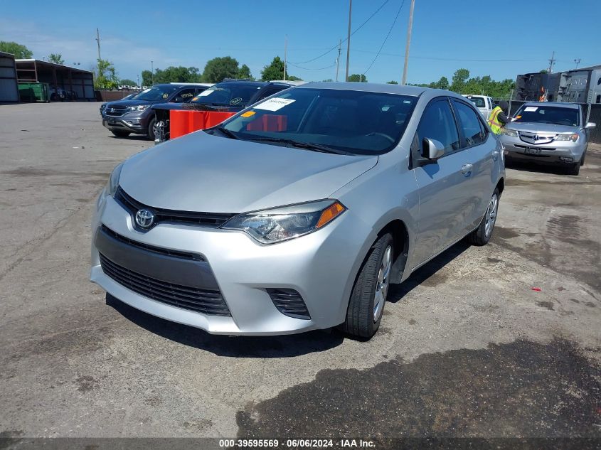 2016 TOYOTA COROLLA LE - 5YFBURHE0GP565432