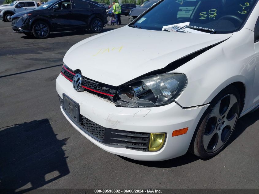 2012 Volkswagen Gti 2-Door VIN: WVWFD7AJ1CW233563 Lot: 39595592